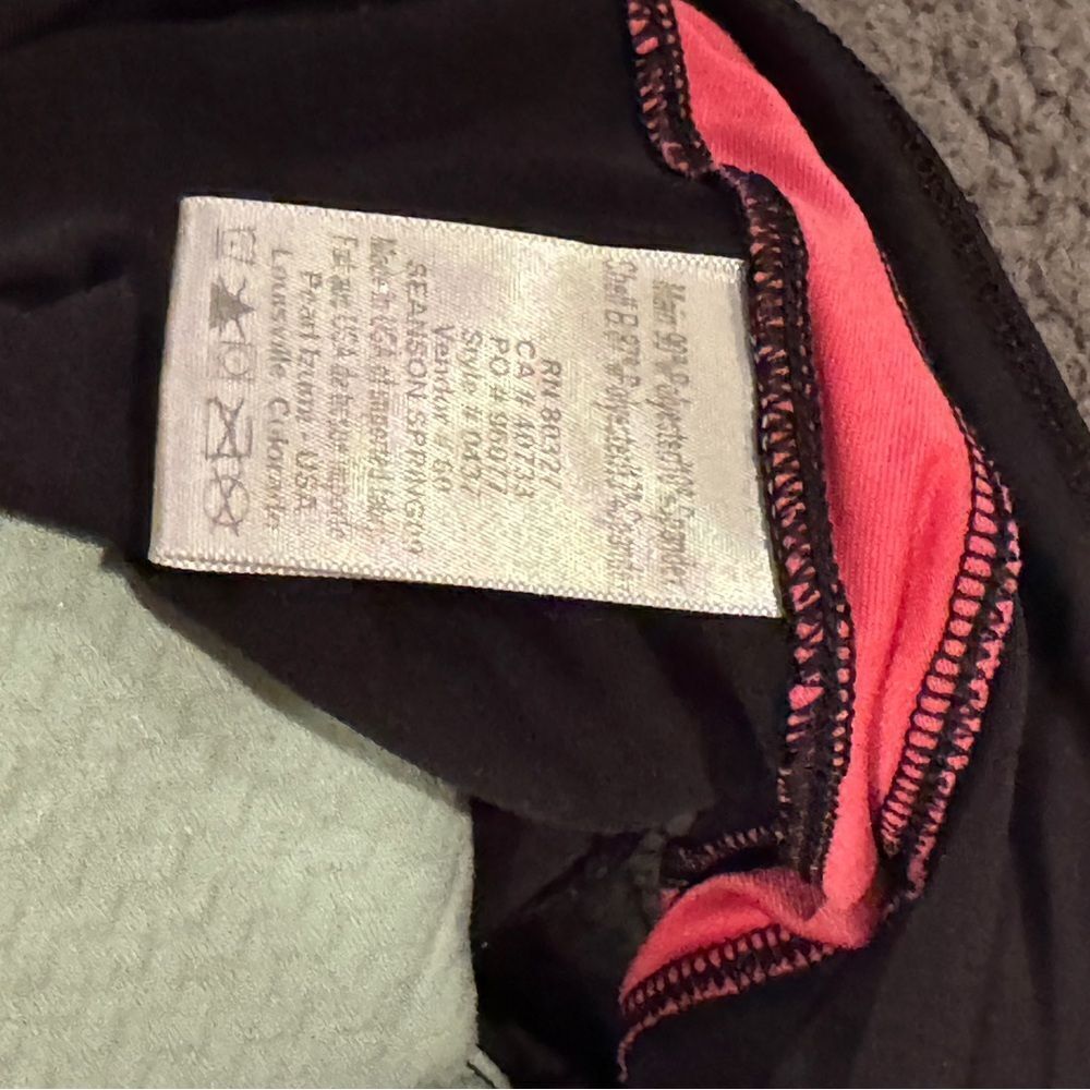Pearl Izumi Lined Short Cycling Short Size Medium Black & Pink - Picture 5 of 7